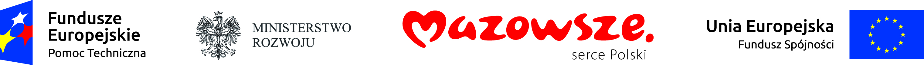 Loga Funduszy Europejskich, Ministerstwa Rozwoju, Mazowsza i UE