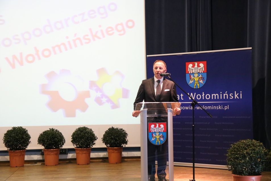 Uczestnicy II Kongresu Forum Gospodarczego Powiatu Wołomińskiego.
