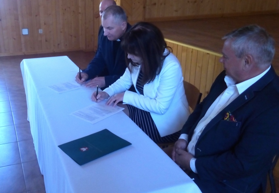 Uroczyste podpisanie umowy o dofinansowanie projektu z działania 5.3 Dziedzictwo kulturowe„ Korytnica – nowe centrum kultury sakralnej Mazowsza Wschodniego
