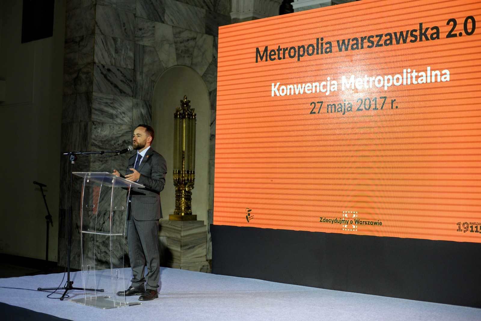 Spotkanie gospodarzy gmin na temat współpracy Warszawy i okolicznych samorządów w ramach metropolii teraz i w przyszłości