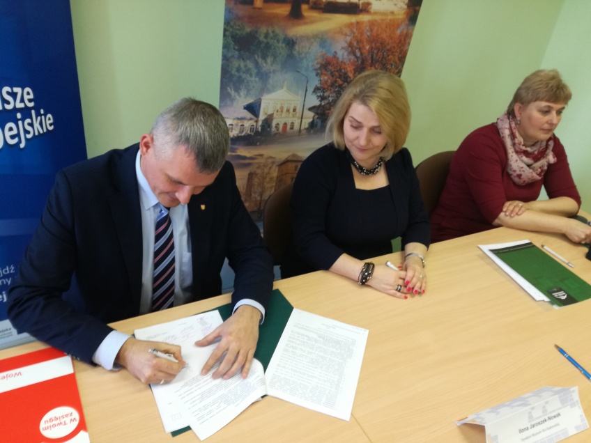 Uroczyste podpisanie umowy o dofinansowanie unijne projektu z dz. 5.3 Dziedzictwo kulturowe