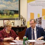 Uroczyste podpisanie umowy o dofinansowanie unijne projektu z dz. 4.3 Redukcja emisji zanieczyszczeń powietrza, dz.5.3 Dziedzictwo kulturowe i dz. 6.2 Rewitalizacja obszarów zmarginalizowanych