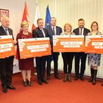 Uroczyste podpisanie umowy o dofinansowanie unijne projektu z dz. 4.3 Redukcja emisji zanieczyszczeń powietrza, dz.5.3 Dziedzictwo kulturowe i dz. 6.2 Rewitalizacja obszarów zmarginalizowanych