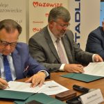 Uroczystość podpisania umowy.