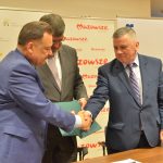 Uroczystość podpisania umowy.