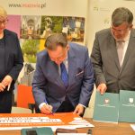 Uroczystość podpisania umowy.