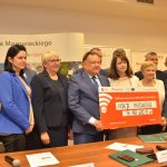 Uroczystość podpisania umowy.