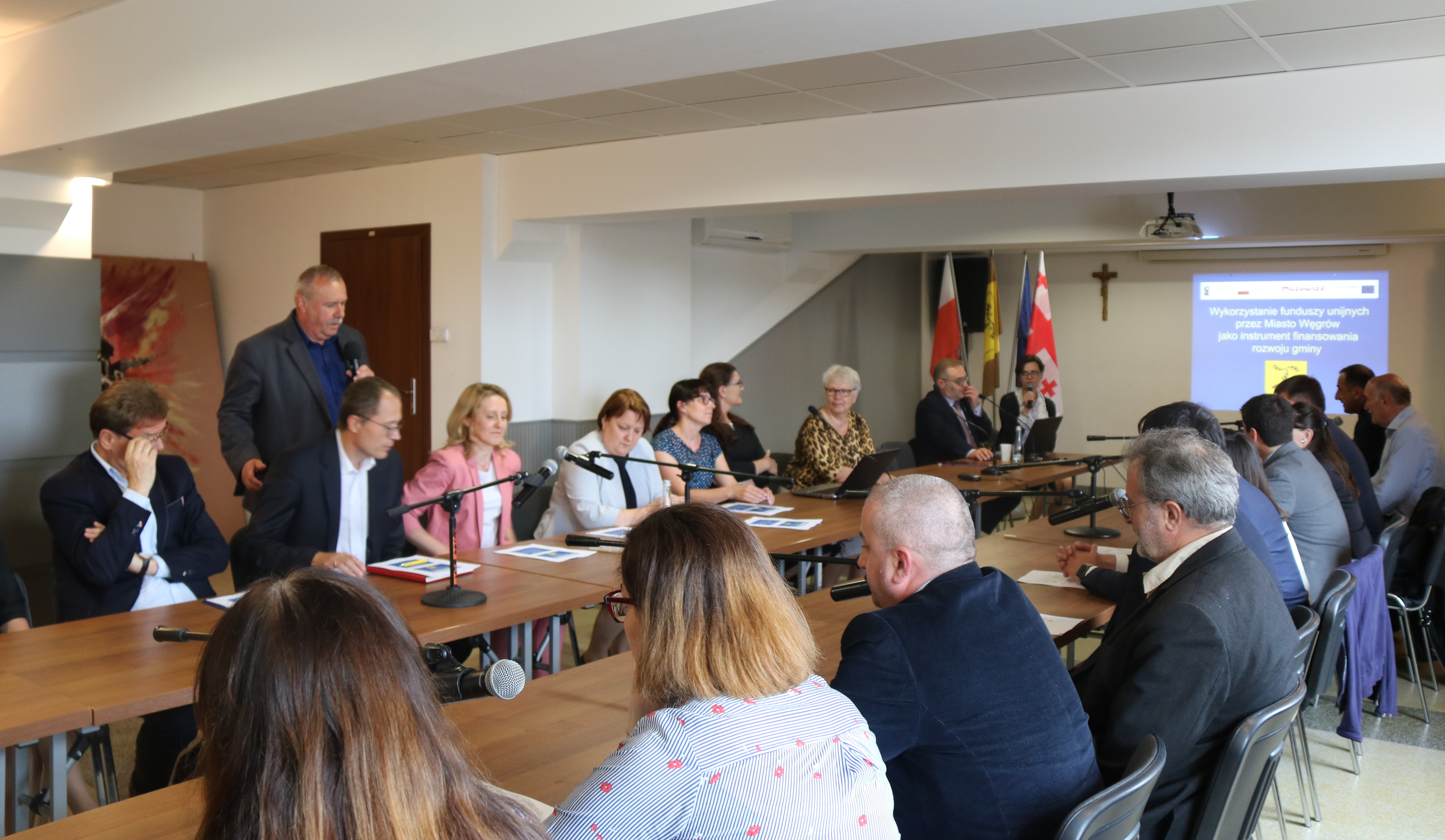 Spotkanie z przedstawicielami Urzędu Miasta w Węgrowie