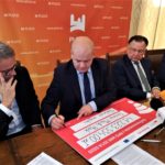 Uroczyste podpisanie umowy o dofinansowanie unijne projektu z dz. 4.3 Redukcja emisji zanieczyszczeń powietrza