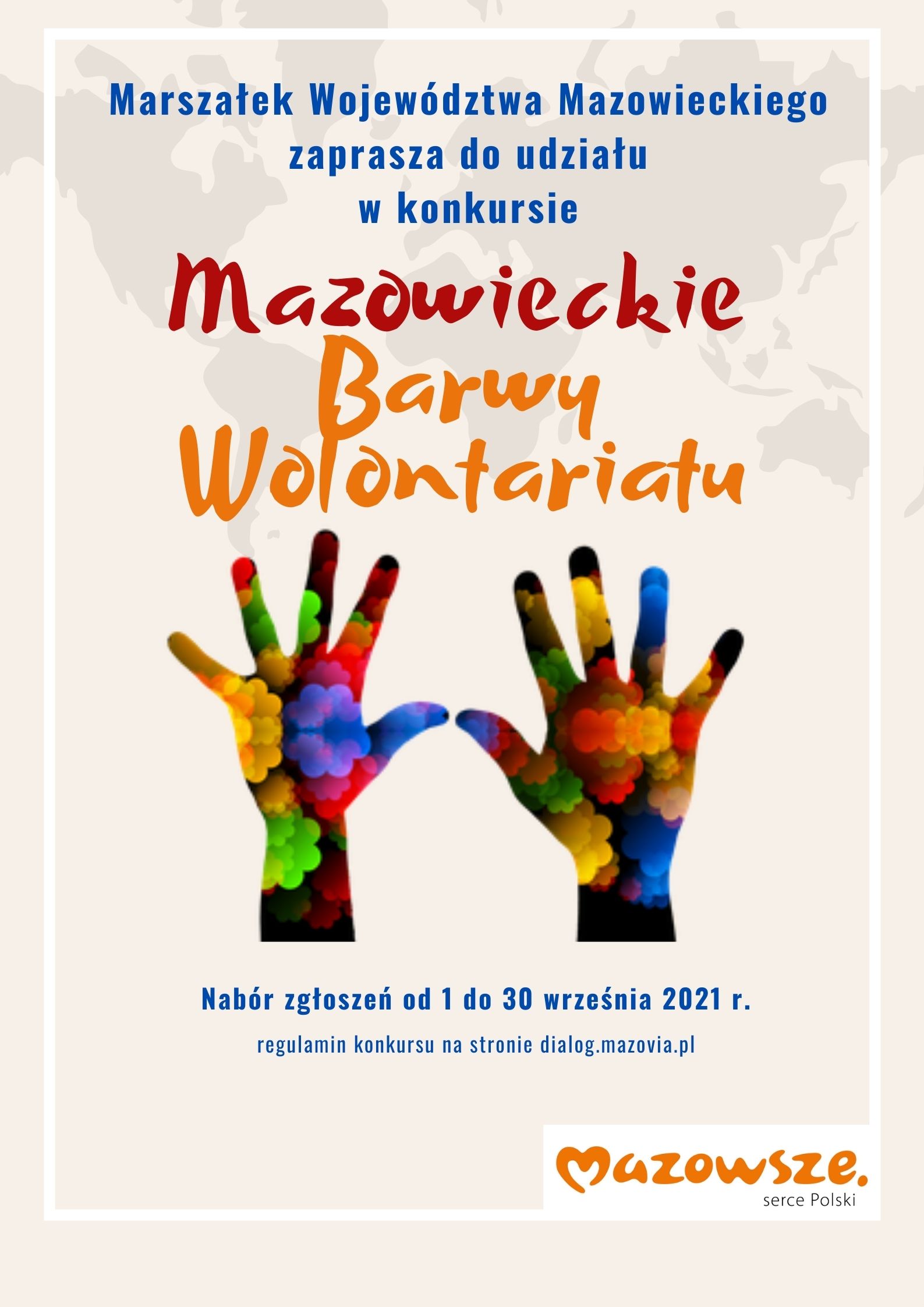 1 - Plakat_Konkurs_Mazowieckie_Barwy_Wolontariatu