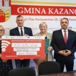 Wicemarszałek R. Rajkowski i władze Kazanowa