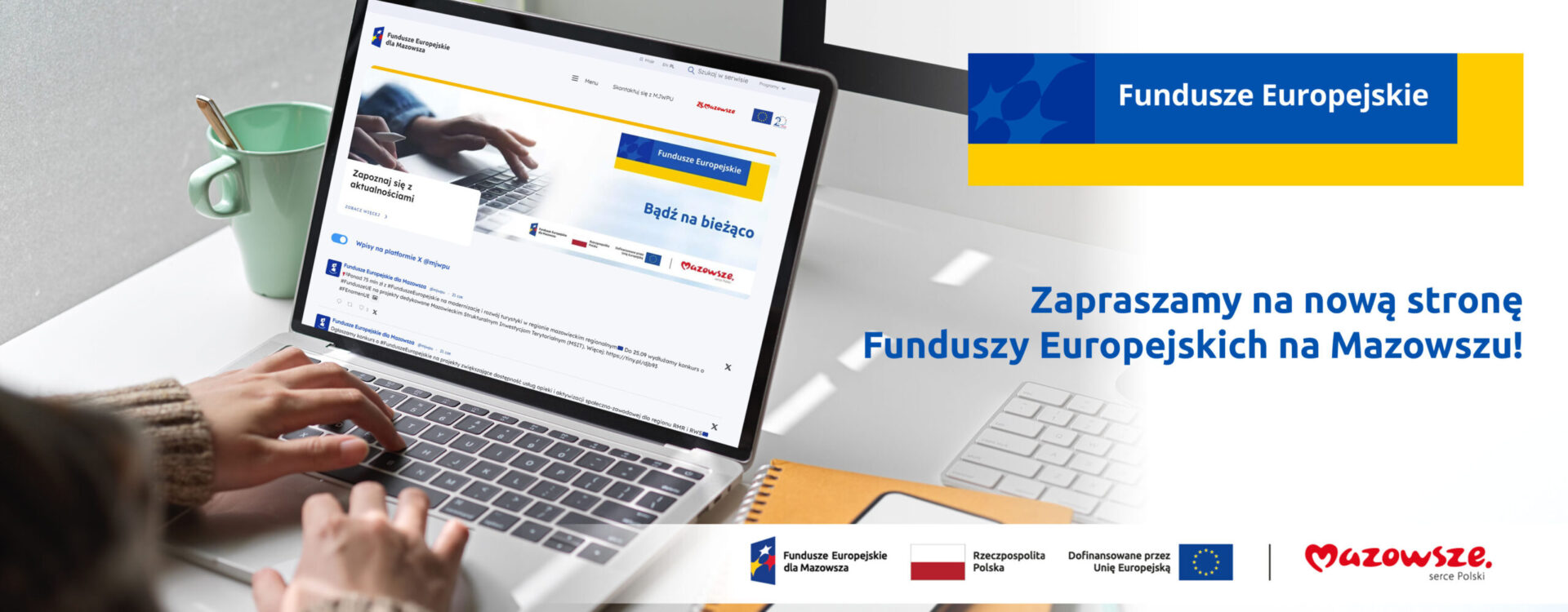 Zapraszamy na nową stronę Funduszy Europejskich na Mazowszu!